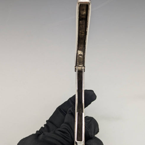 1869年 英国アンティーク 純銀製 変形カードケース 92g ROBERT THORNTON