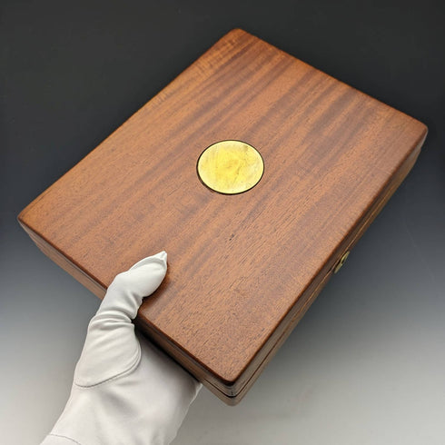 英國復古木盒棕色