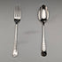 Around 1895 English Antique Silver Plated Christening Cutlery Set Henry Atkin Case Included
