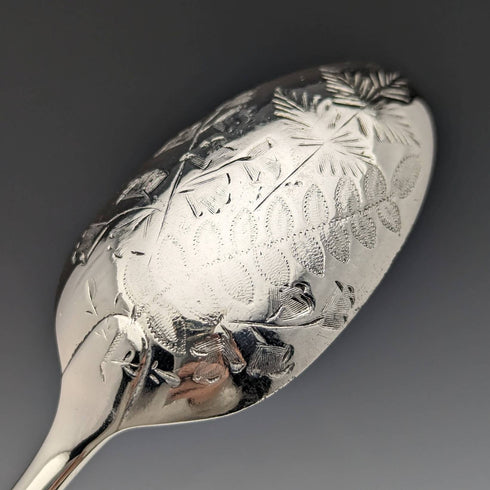 1895年頃 英国アンティーク シルバープレート製 クリスニングカトラリーセット Henry Atkin ケース入