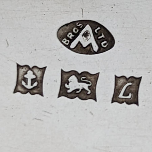 1960 年英國古董純銀迷你籃子 54 克 Aidie Brothers