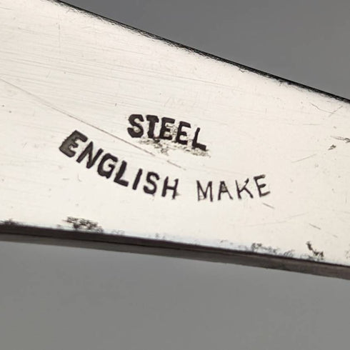 1915年 英国アンティーク 純銀ハンドル シューホーン 靴べら G and C Ltd