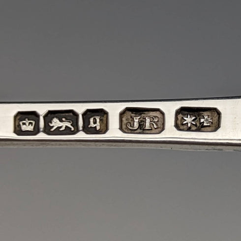 1908年 英国古董 纯银制方糖夹 30g Joseph Rodgers