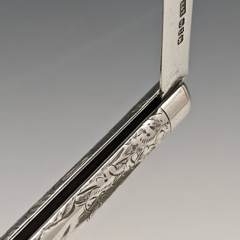 1897 年英國古董純銀折疊筆刀 Hilliard and Thomason 帶盒