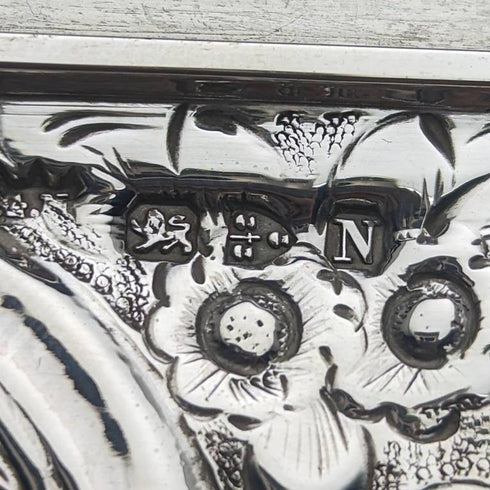 1896 年英國古董純銀盒 160 克 George Nathan