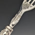 Around 1870 British Antique White Pearl Shell Handle Dessert Cutlery 8 Pair Set in Wooden Box