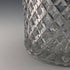 1869 British antique cut glass biscuit barrel silver plate lid