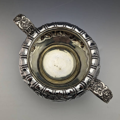 1830 年格魯吉亞英國古董純銀糖罐 437 克 Jonathan Hayne