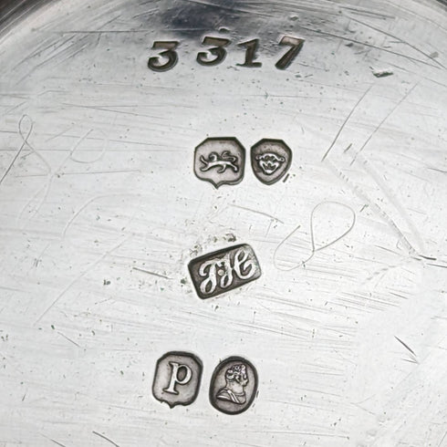 1830 年格魯吉亞英國古董純銀糖罐 437 克 Jonathan Hayne