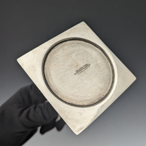 英国アンティーク シルバープレート製 キャンドルスタンド 燭台ペア Goldsmiths and Silversmiths