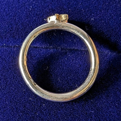 英國復古珠寶 9ct 金星純銀戒指