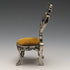1940 年代黃銅椅懷錶架黃色座椅