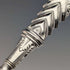 1889 British Antique Pure Silver Handle Toasting Fork Adie and Lovekin