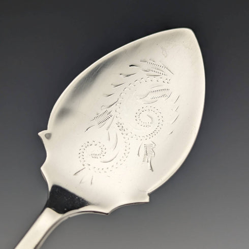 1938年 英国ヴィンテージ 純銀ハンドル ナイフ&スプーンセット Raeno Silver Plate Co