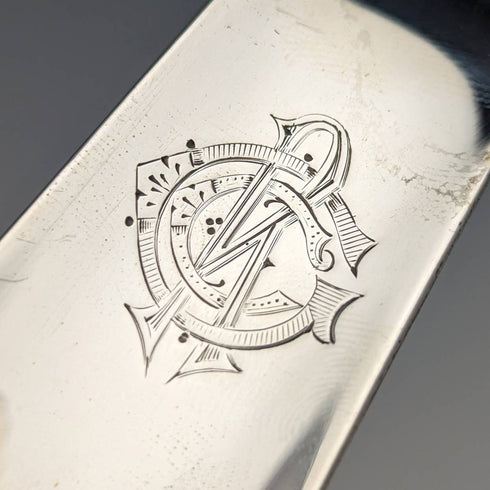 1927年 英国ヴィンテージ 純銀製シューホーン 靴べら Deakin and Francis