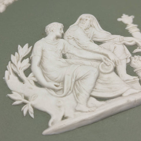 英國復古 Wedgwood 碧玉器盒配件盒