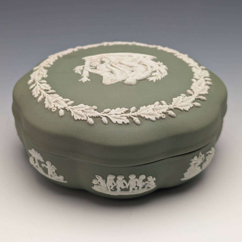 British Vintage Wedgwood Jasperware Box Accessory Case