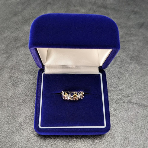 英國復古珠寶多色星星純銀戒指