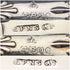 1934 British Vintage Queens Pattern Sterling Silver Handle Cutlery 6 Pairs Boxed