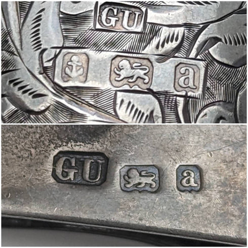 1900 年英國古董純銀 Chatelaine 錶殼 George Unite