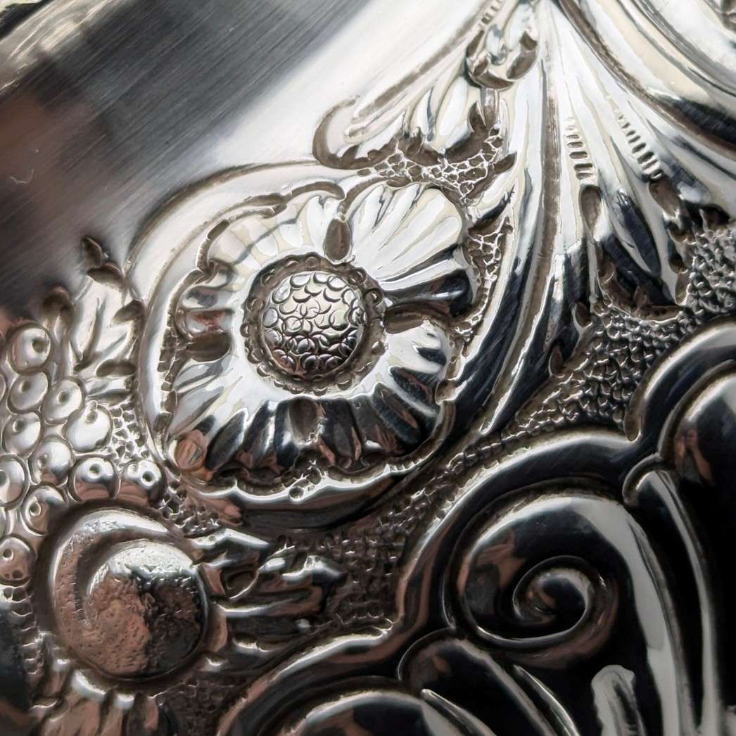 1890年頃 英国アンティーク シルバープレート製 ティーセット 3点