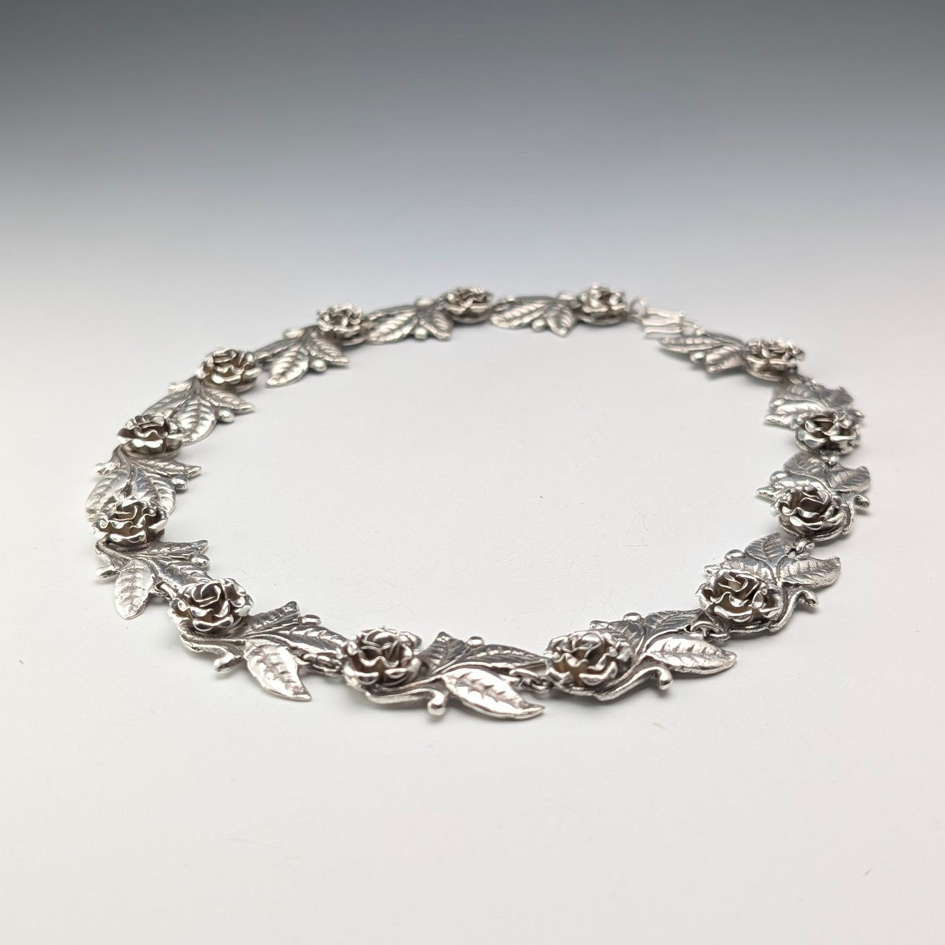 1923年 英国アンティーク タンシャフト 曲がりハンドル 純銀装飾 ステッキ 杖 91cm K&amp;S 1923年 英国アンティーク タンシャフト 曲がりハンドル 純銀装飾